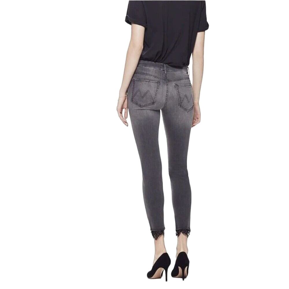 Mother Women's A Lacey Saloon High Waisted Looker Dagger Ankle Fray Jeans 30 - Picture 2 of 8